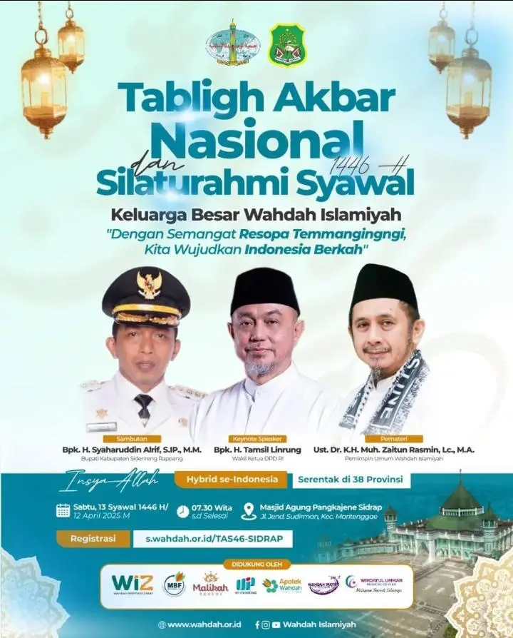 Wahdah-Water-Dukung-Penuh-Tabligh-Akbar-Nasional-dan-Silaturahmi-Syawal-1446-H